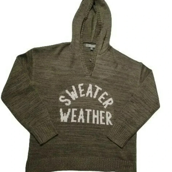 Marled Reunited Womens Sweater Weather size M Green LongSleeve Pullover Top NWT - Picture 8 of 10